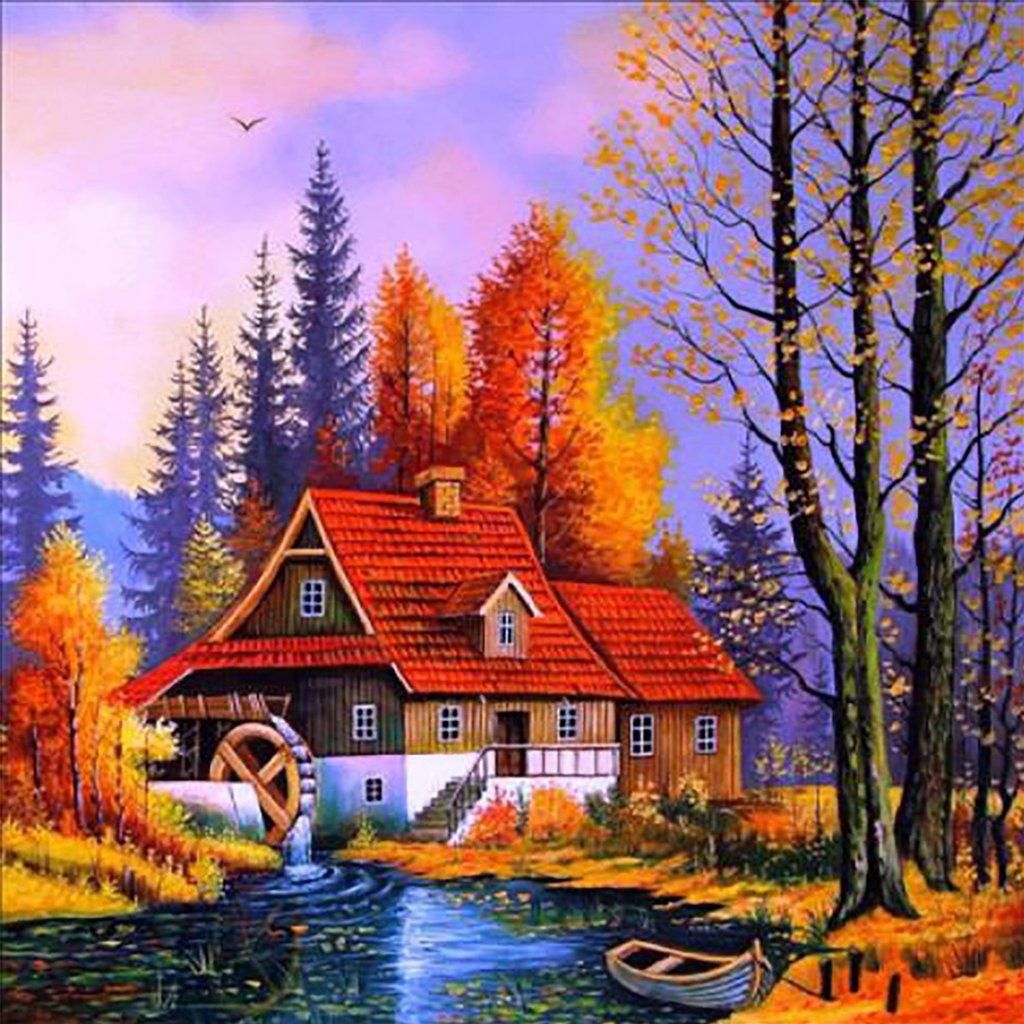 Cottage Diamond Painting -  – Five Diamond