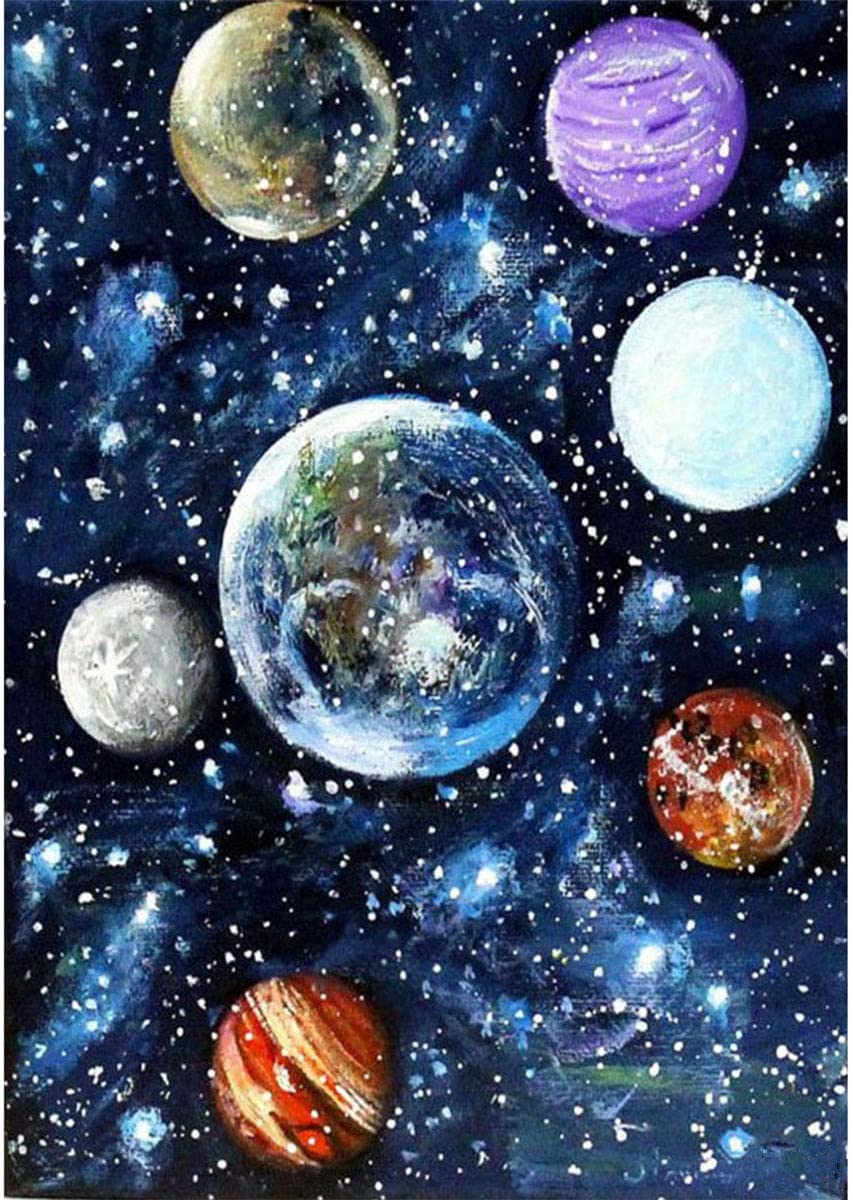 outer space painting
