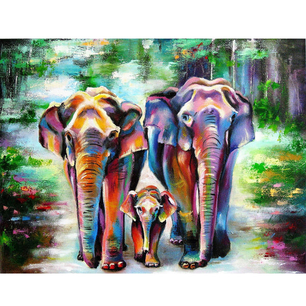 5D Diamond Painting elephant Paint with Diamonds Art Crystal Craft Decor AH1357