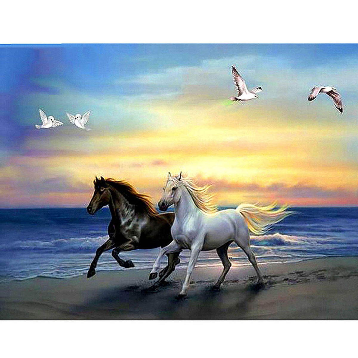 horse AH1896 5D Diamond Painting -  – Five