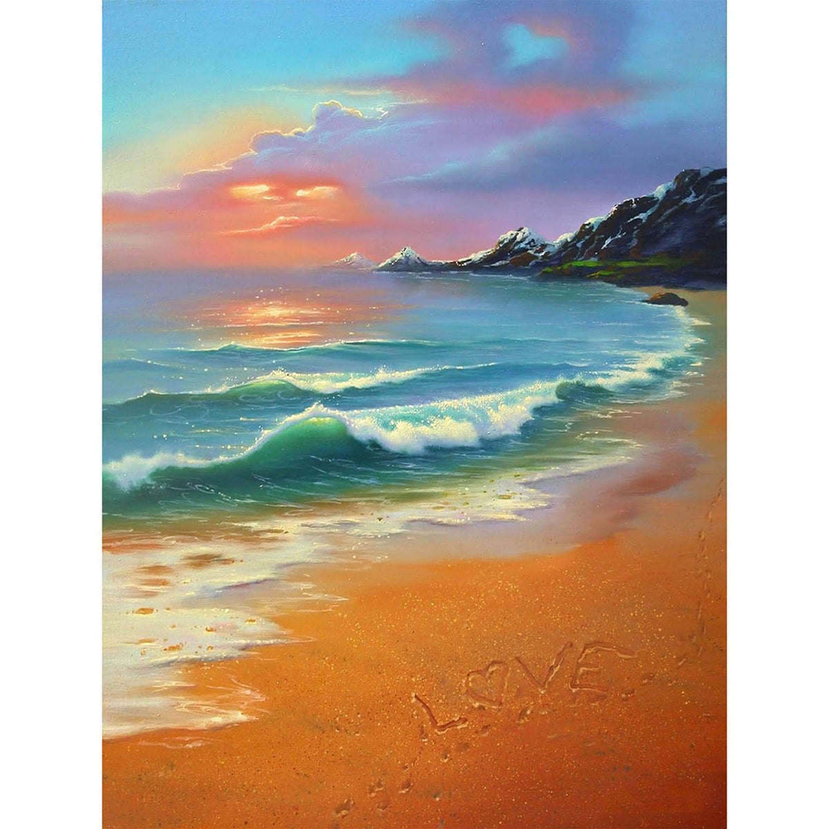 seaside scenery beach AH1583 5D Diamond Painting