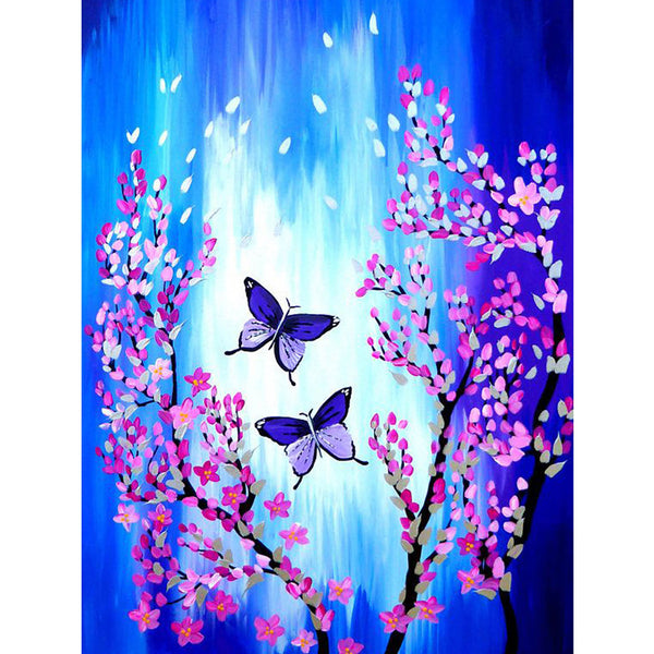 5D Diamond Painting butterfly Paint with Diamonds Art Crystal Craft Decor AH1691