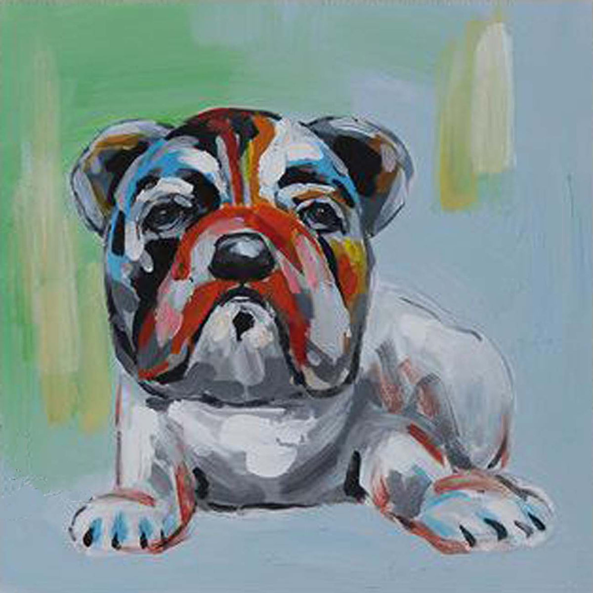Oil Painting Dog Color 5D Diamond Painting -  – Five Diamond  Painting