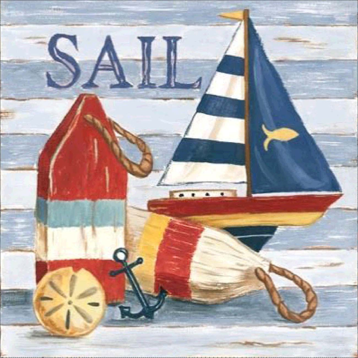 The Sailboat Letters 5D Diamond Painting -  – Five Diamond  Painting