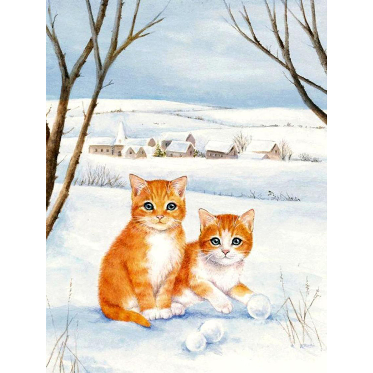 Scottish Fold Cats - 5D Diamond Painting 