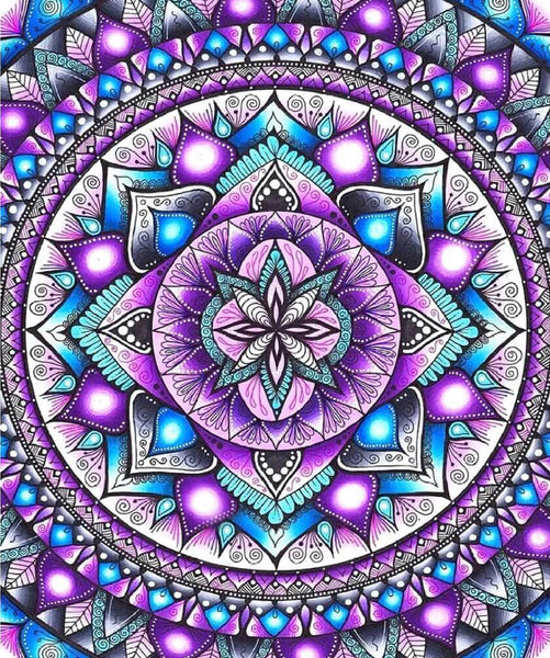 Mandala Pattern Painting 5D Diamond Painting -  – Five  Diamond Painting
