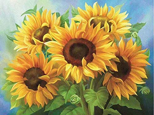 5D Diamond Painting Sunflower Paint with Diamonds Art Crystal Craft Decor 114