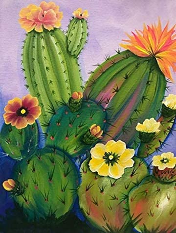 5D Diamond Painting Cactus Paint with Diamonds Art Crystal Craft Decor
