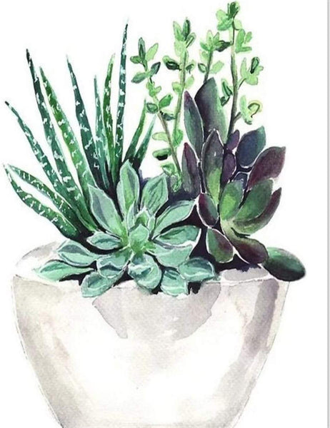 5D Diamond Painting Green plants Paint with Diamonds Art Crystal Craft Decor