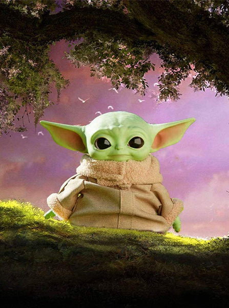 5D DIY Baby Yoda Diamond Painting by Number Kit for Adult, Full
