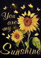 5D Diamond Painting Alphabet Sunflower You Are My Smile Paint with Diamonds Art Crystal Craft Decor