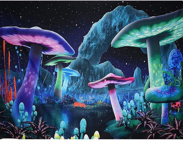 Giant Mushroom World 5D Diamond Painting 
