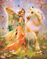 5D Diamond Painting Fairies And Unicorn Paint with Diamonds Art Crystal Craft Decor