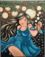 5D Diamond Painting Plump Woman Paint with Diamonds Art Crystal Craft Decor AH2429