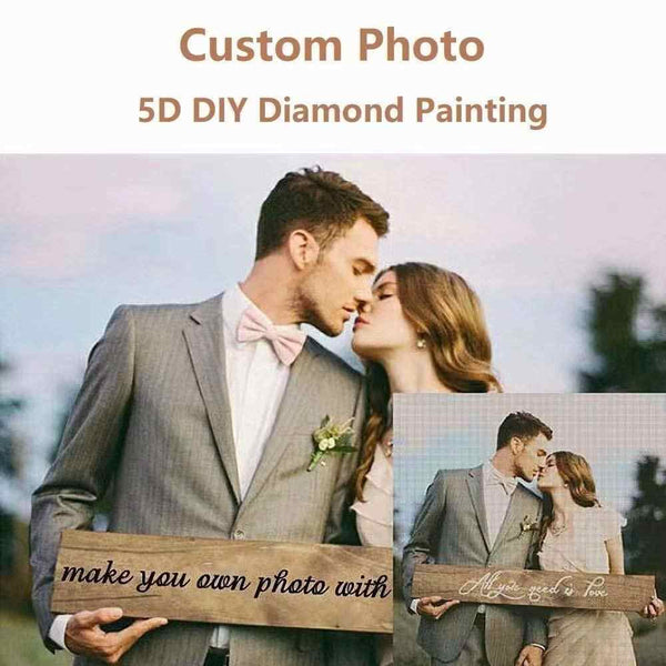 Custom DIY Diamond Photo kit - Five Diamond Painting
