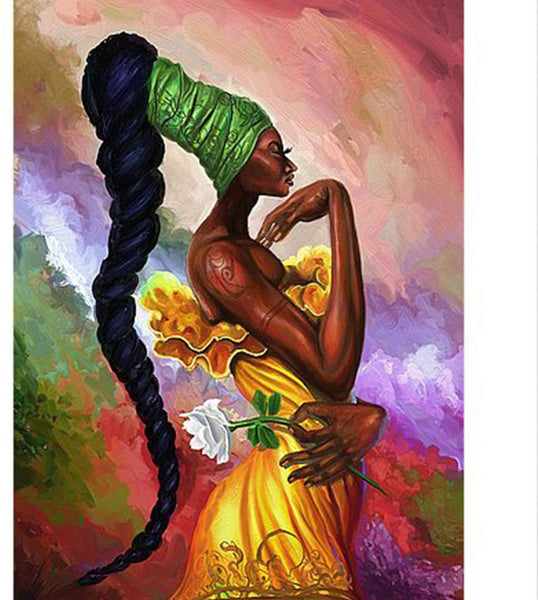 NEW African Women Diamond Painting Kit. Gorgeous when finished!– Diamond  Paintings Store