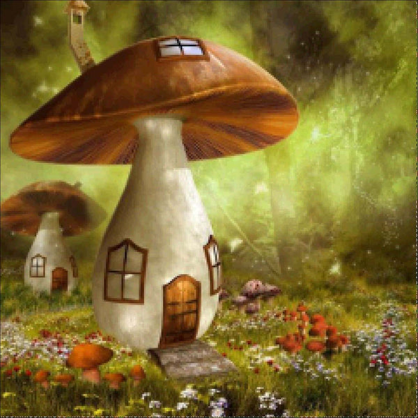 The Mushroom House 5D Diamond Painting -  – Five Diamond  Painting