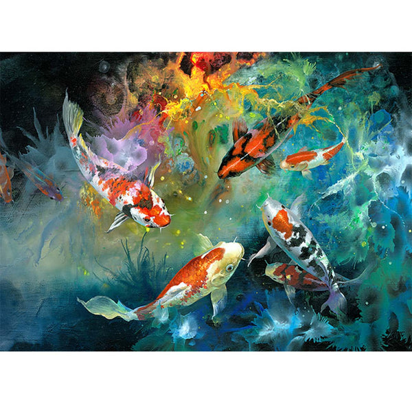 LXTONG Fishing Diamond Painting Art Gem 5D Full Round Drill Diamond Art  Fish Diamond Art Painting by Numbers Kits Fishing Enthusiasts Paint with  Diamonds for Adults Kids Home Decor (12X16 inches) 