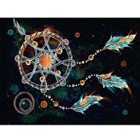 5D Diamond Painting dreamcatcher Paint with Diamonds Art Crystal Craft Decor AH1326