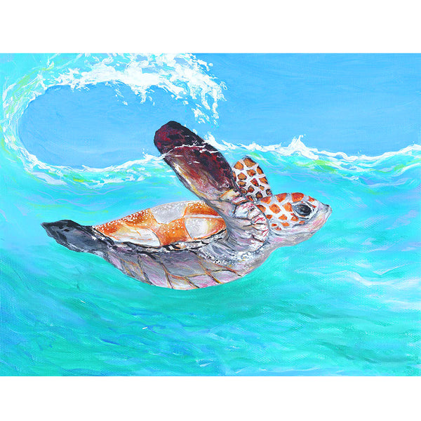 Luminous Beach Turtles Diamond Painting Kits Adult Children by Number Full Diamond Covered Diamond Painting 5D Summer Fantasy Landscape Art Room