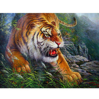 5D Diamond Painting tiger Paint with Diamonds Art Crystal Craft Decor AH1968
