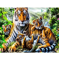 5D Diamond Painting tiger Paint with Diamonds Art Crystal Craft Decor AH1971
