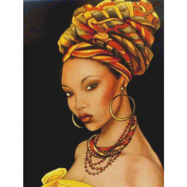 5D Diamond Painting african woman Paint with Diamonds Art Crystal Craft Decor AH1420