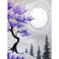 5D Diamond Painting oil painting landscape tree Paint with Diamonds Art Crystal Craft Decor AH2186
