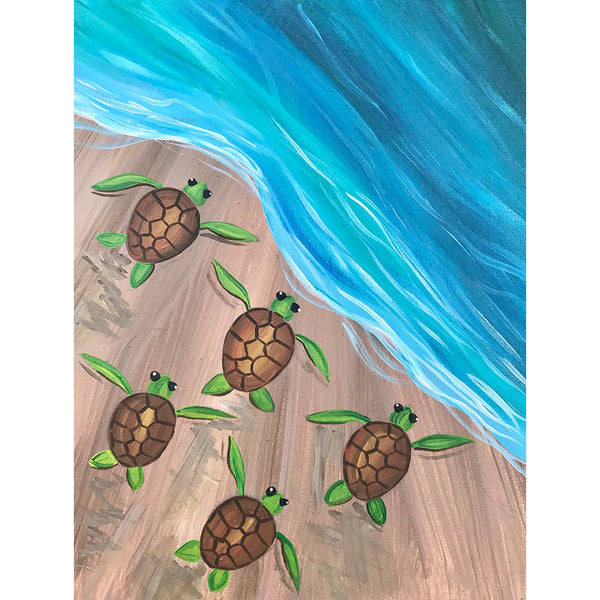 Diamond Painting Watercolor Turtle – Diamonds Wizard