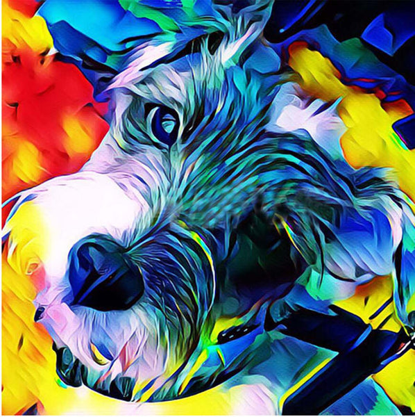 Oil Painting Dog Color 5D Diamond Painting -  – Five Diamond  Painting