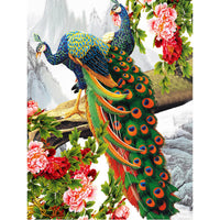 5D Diamond Painting peacock Paint with Diamonds Art Crystal Craft Decor AH1803