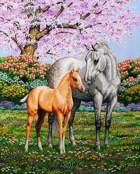 Couple Horses Art – Diamond Paintings
