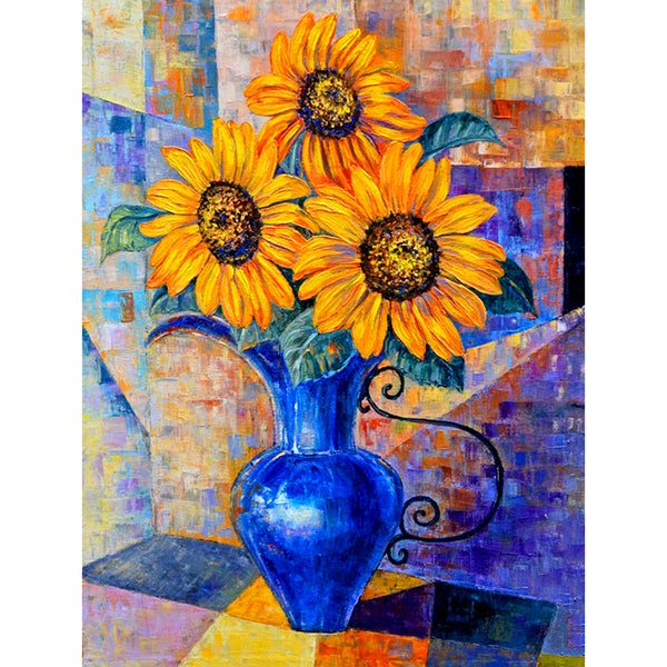 Vase of Sunflowers - Special Diamond Painting – All Diamond Painting