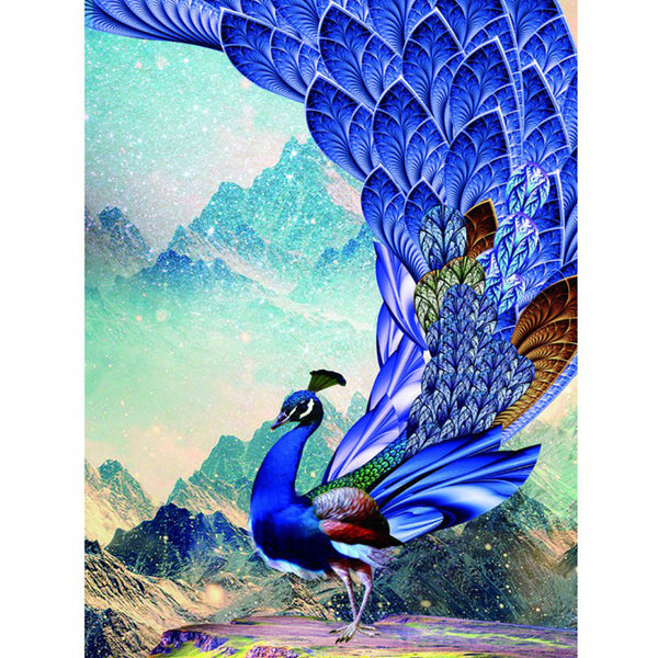 5D Diamond Painting peacock Paint with Diamonds Art Crystal Craft Decor AH1872