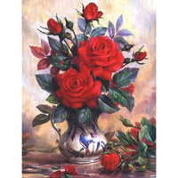 5D Diamond Painting flower Paint with Diamonds Art Crystal Craft Decor AH1661