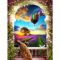 5D Diamond Painting hot air balloon Paint with Diamonds Art Crystal Craft Decor AH2174