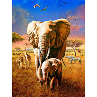 5D Diamond Painting elephant Paint with Diamonds Art Crystal Craft Decor AH1356