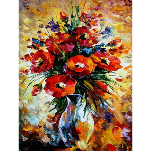 5D Diamond Painting flower Paint with Diamonds Art Crystal Craft Decor AH1647