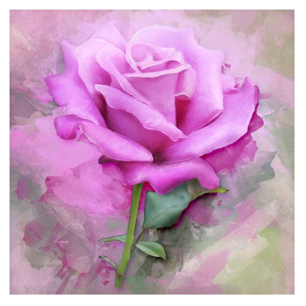 4 Pack 5D Diamond Painting Pink Rose Flower Pattern Paint with Diamond –  Five Diamond Painting