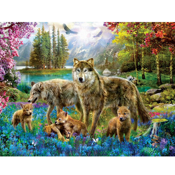 wolf AH1750 5D Diamond Painting -  – Five Diamond  Painting