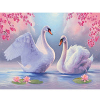 5D Diamond Painting swan Paint with Diamonds Art Crystal Craft Decor AH2211