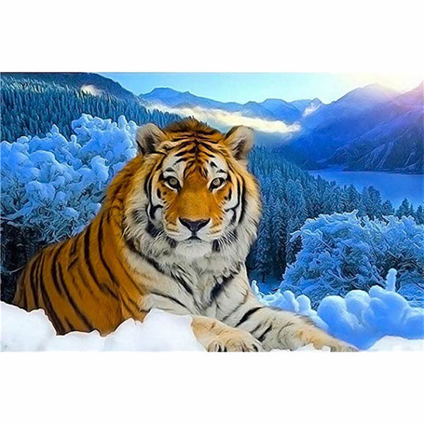 5D Diamond Painting tiger Paint with Diamonds Art Crystal Craft Decor AH1969