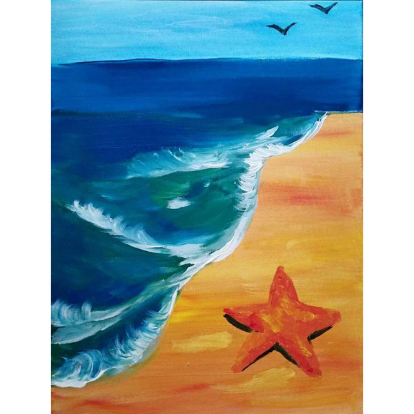 Beach Ocean Starfish 5D Diamond Painting 