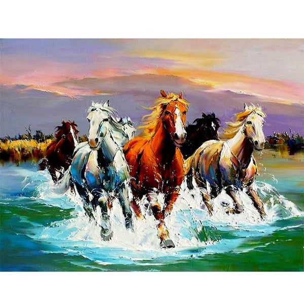 5D Diamond Painting Horse Couple – QuiltsSupply