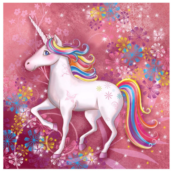 5D Diamond Painting Kits for Adults Unicorn White Horse DIY
