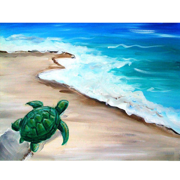 Sea Turtle Pals - Animal Diamond Painting, Full Square/Round 5D Rhines–  Diamond Paintings Store
