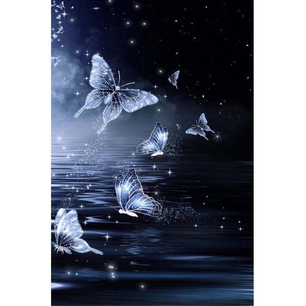 Aesthetic White Butterfly - Diamond Paintings 