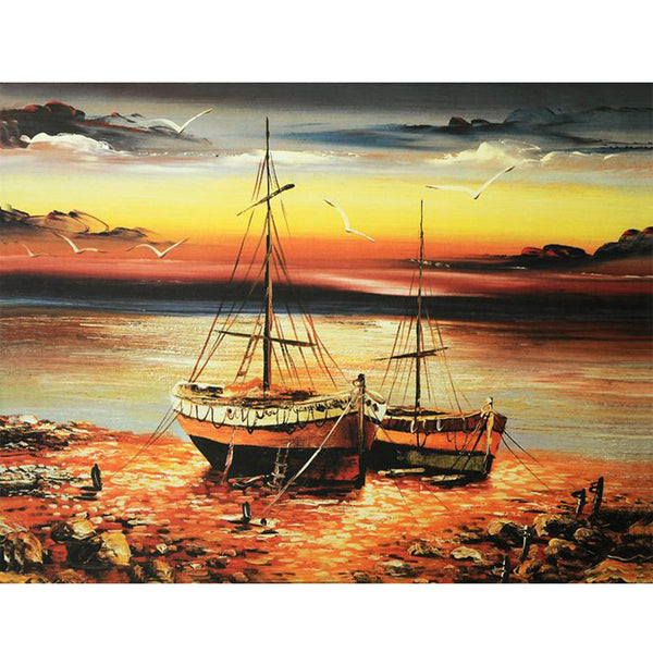 5D Diamond Painting boat sailing Paint with Diamonds Art Crystal Craft Decor AH1331