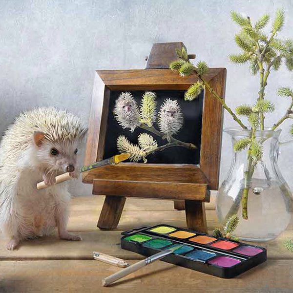 Painted Hedgehog 5D Diamond Painting -  – Five