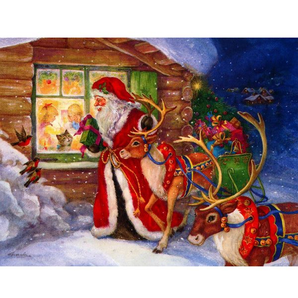 The Christmas Tree and Santa Claus 5D Diamond Painting -   – Five Diamond Painting